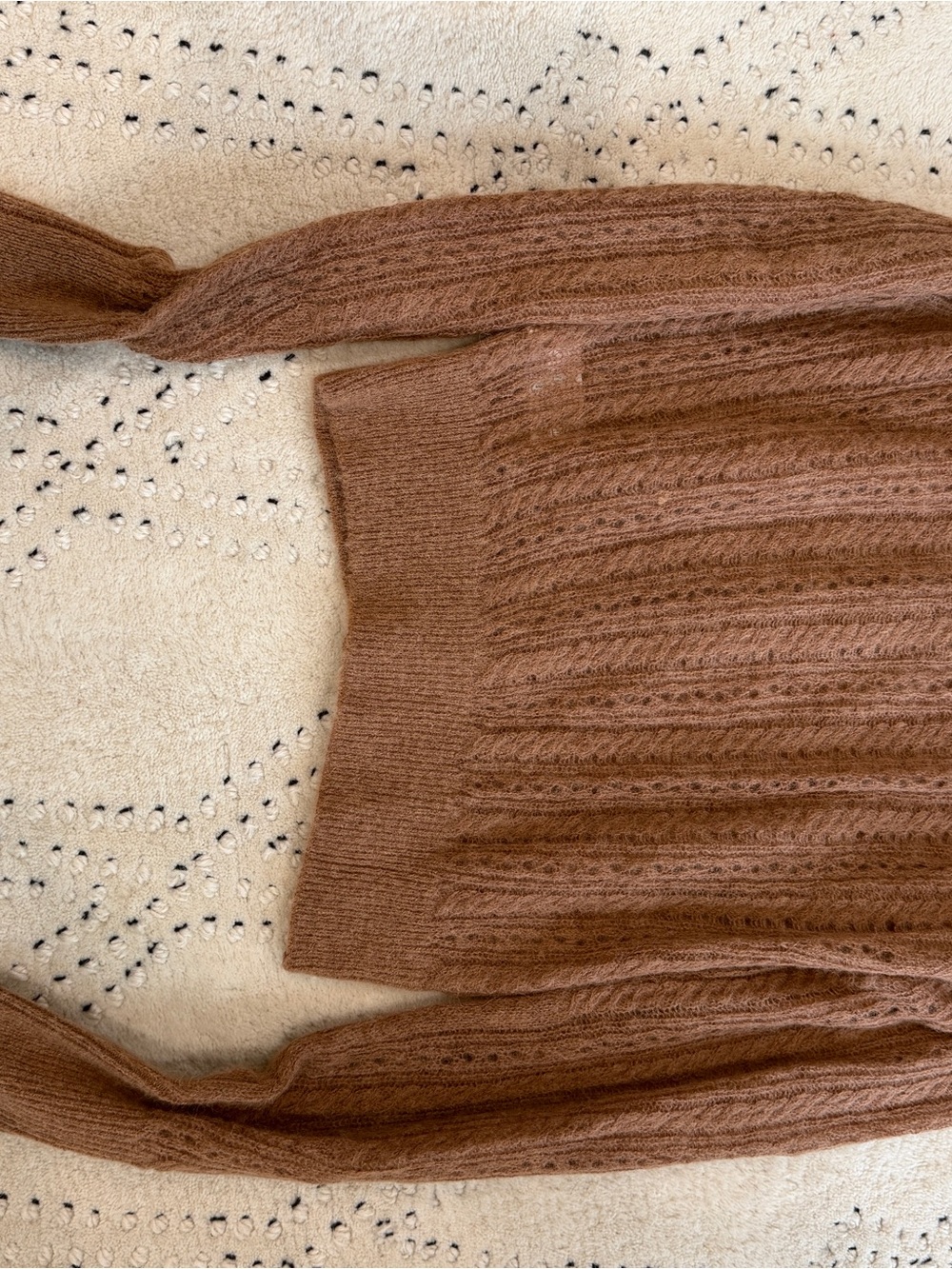 Madewell Women's Pointelle-Stitch Cardigan in Alpaca Blend - Picture 10 of 10